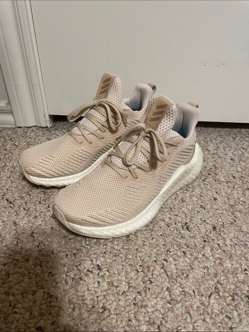 adidas Women's Beige Athletic Running Shoes